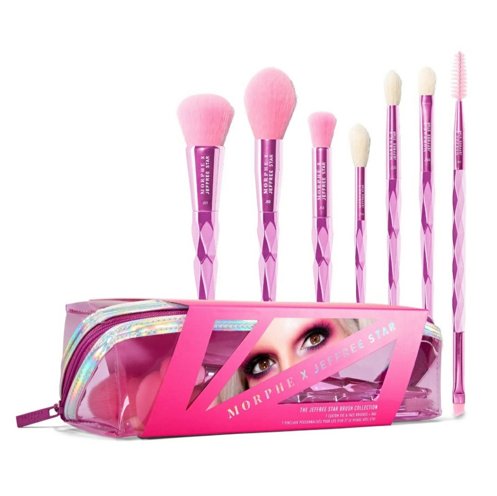 Morphe x jeffree star - face brush set